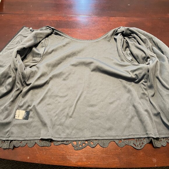 ANTHROPOLGIE X KNITTED & KNOTTED LASER CUT WOOL BLEND TOP - Picture 6 of 9